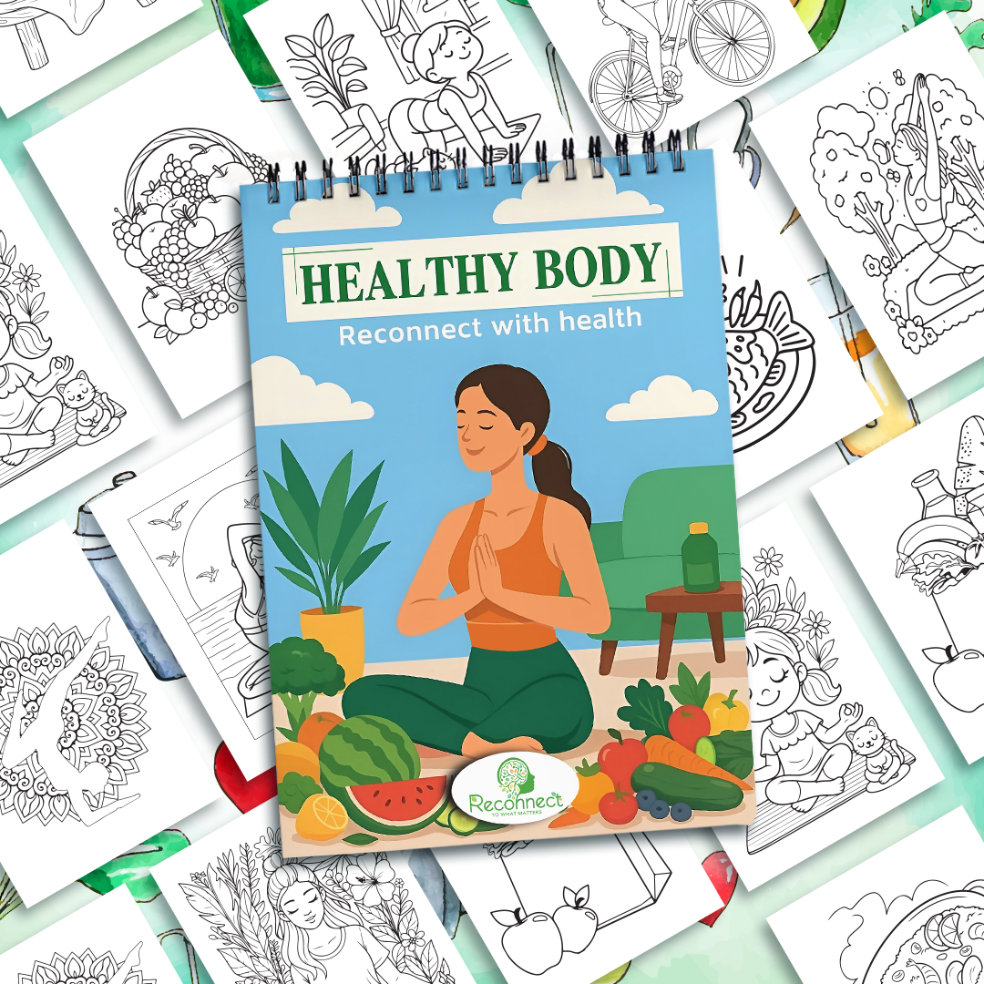 Healty Body + 24 crayons